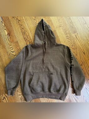 Wells Lamont Men’s Brown Fleece Workwear Hoodie Medium